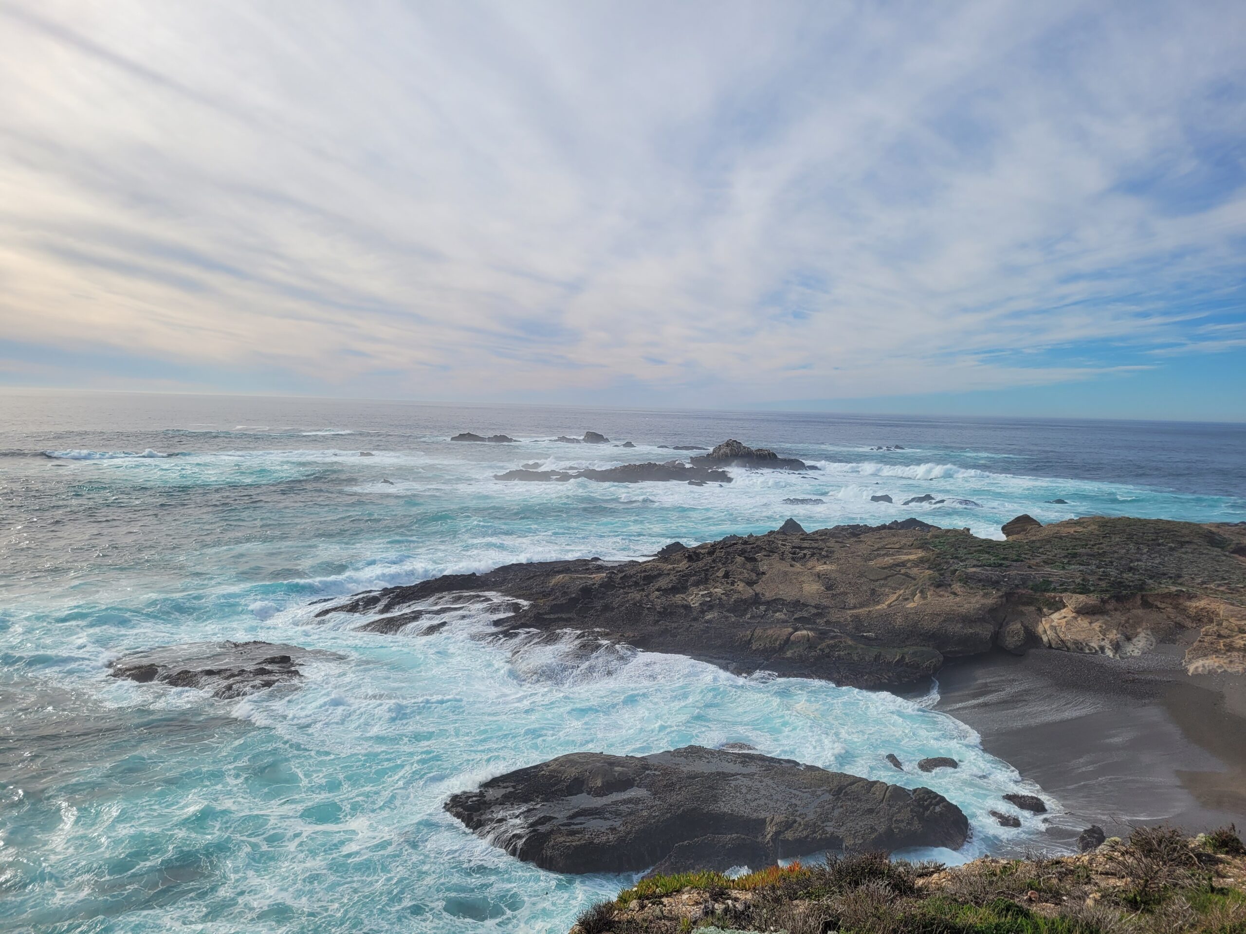 View from Big Sur on the Califonia Coast. A reminder to Contact Us
